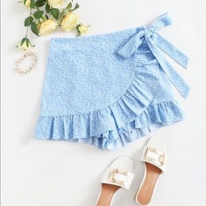 SHEIN tie wrapped skirt